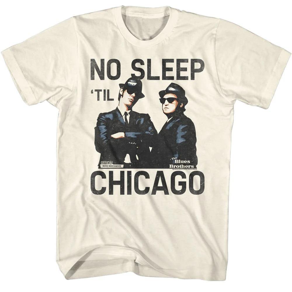 The Blues Brothers No Sleep Натуральная футболка Уличная одежда Футболки Графические футболки S разноцветный