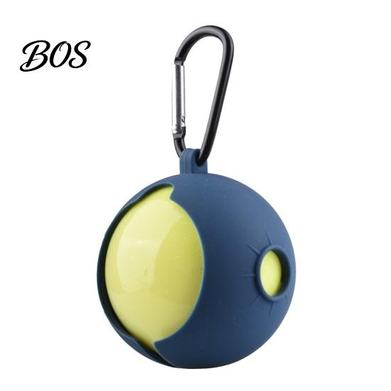 Golf Ball Travel Case Silicone Cover with Carabiner, Portable Standard Holder, Scratch-resistant Carrier Protective Sleeve, Accessories, Gift