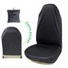 AUTOYOUTH Waterproof Car Seat Cover 2PCS Front Car Seat Protector With Organizer Bag Universal Car Interior