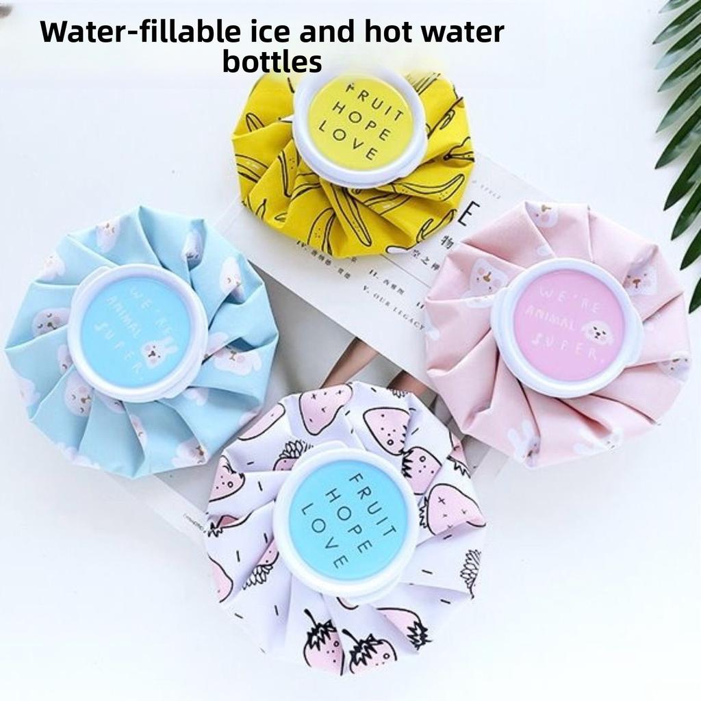 Outdoor Tragbar Faltbar Cartoon Wassereinspritzung Kaltkompresse Warmkompresse Eisbeutel