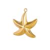 CARLIDANA Vintage Starfish Shell Stainless Steel DIY Fish Tail Versatile Turtle Creative Necklace Accessories Various Styles