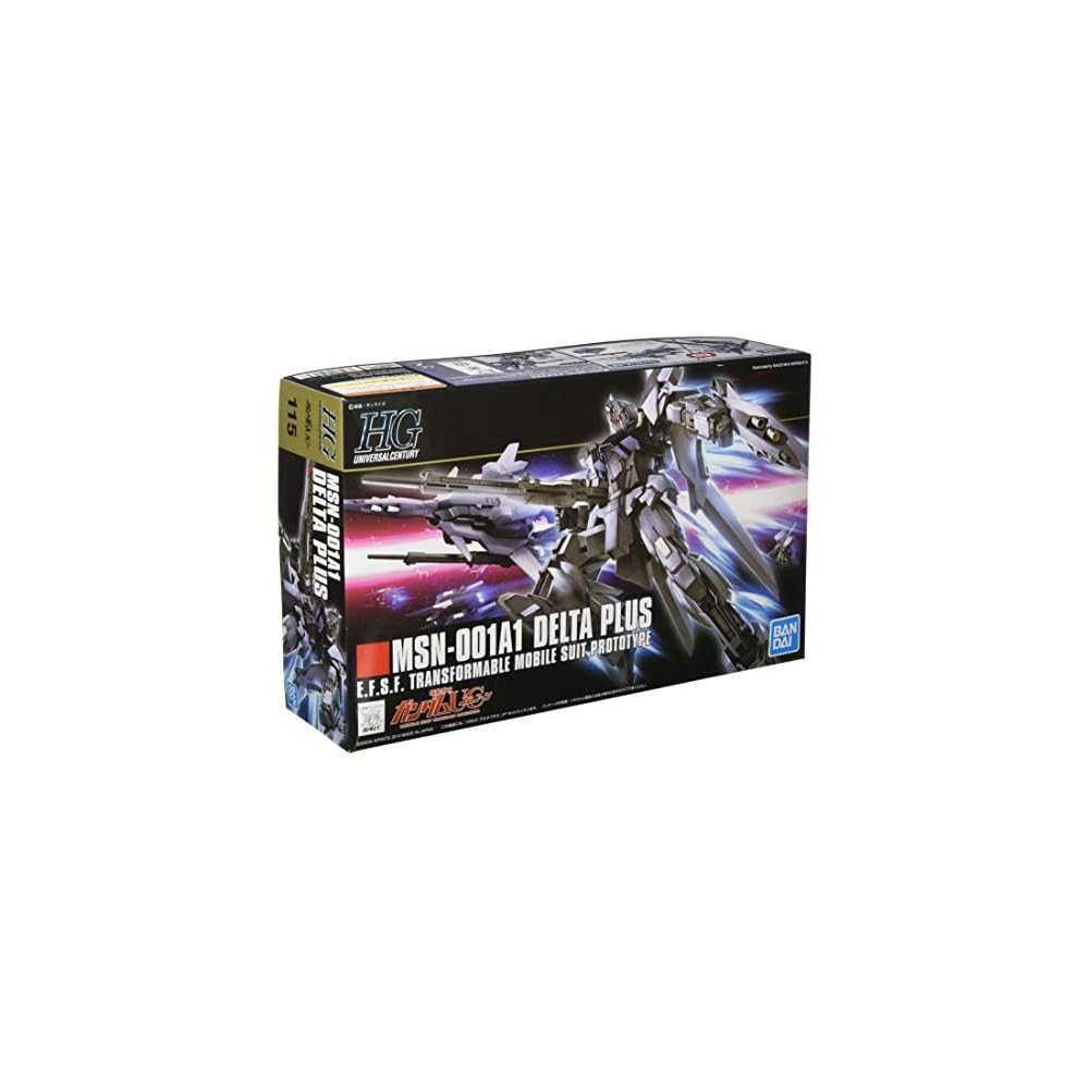

HGUC 1/144 MSN-001A1 Delta Plus Mobile Suit Gundam UC Model Kit Plastic Assembly Toy