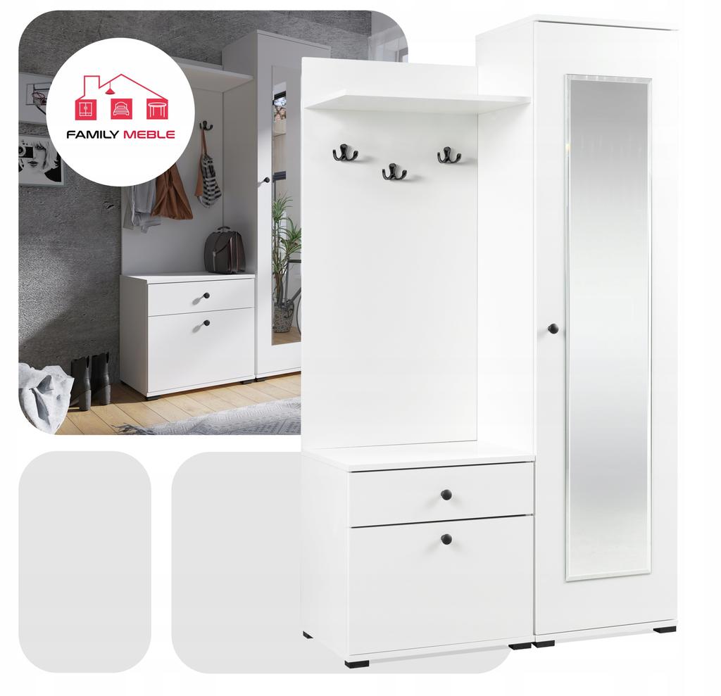 Garderoba przedpokój do przedpokoju szafa szafka na buty Nico Family Meble