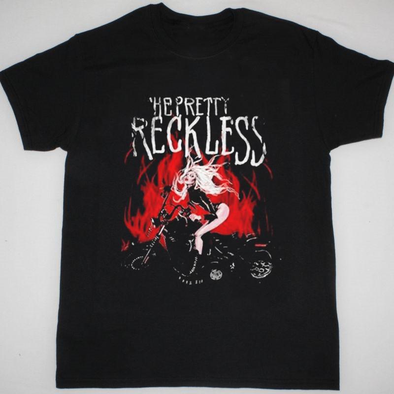 Тейлор Момсен The Pretty Reckless Футболка с коротким рукавом Ride On Черная Все размеры AE45 Унисекс L