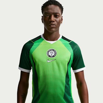 Nike Nigeria 2026 Stadium Home Men s Nike Dri-FIT Soccer Short-Sleeve XS