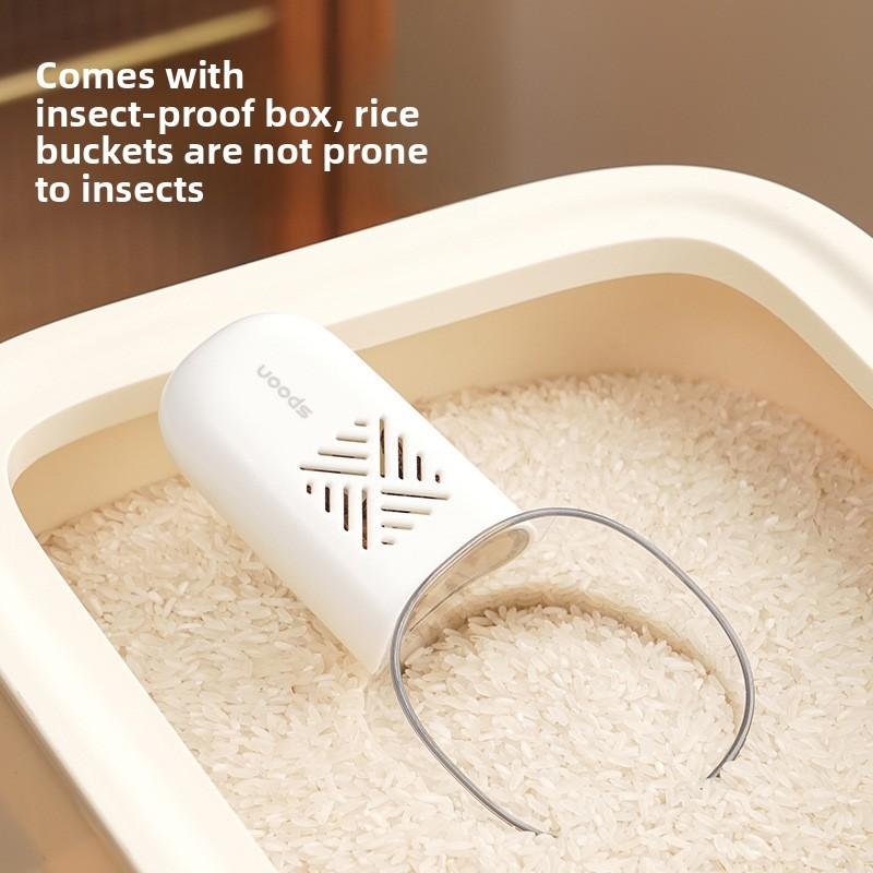 Household Food Grade Kitchen Rice Grains and Cereals Detachable Handle Graduated Spoon