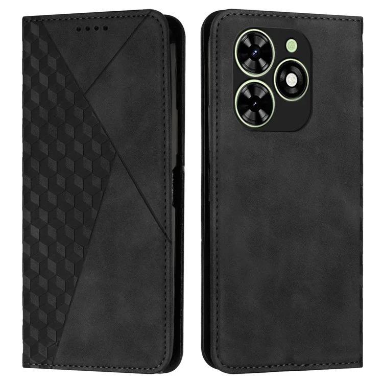 

Для TECNO Pop 8/Spark 20C/Spark Go 2024 4G Магнитный чехол из искусственной кожи с принтом, чехол-подставка для телефона