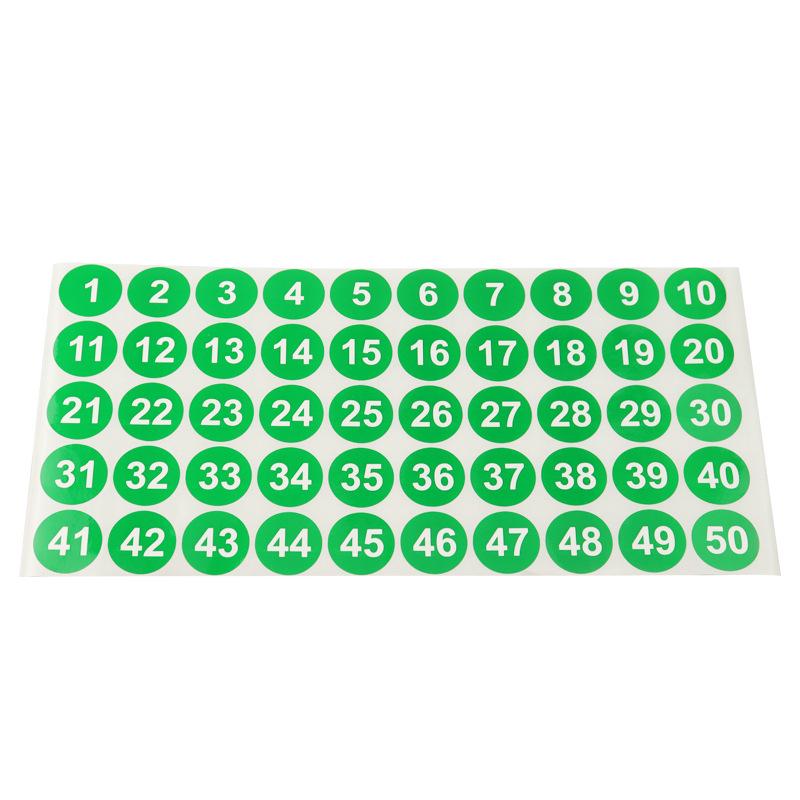 Waterproof Self-Adhesive Number Stickers 1-200 for Clothing, Shoes, and Socks Identification