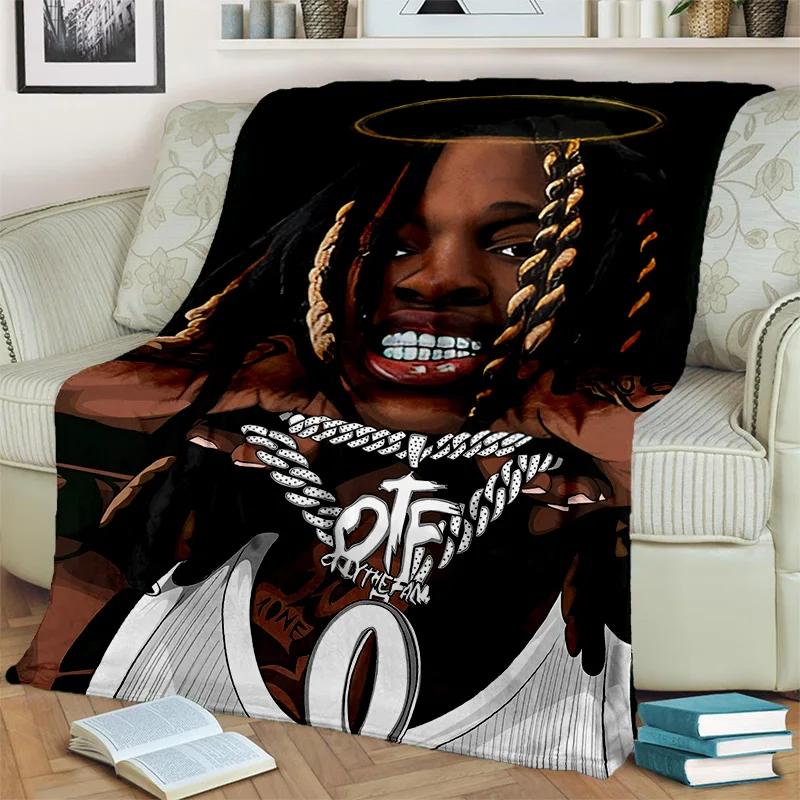 3D Legend Star Hip Hop Rapper Kunstdecke, Weiche Überwurfdecke für Zuhause Schlafzimmer Bett Sofa Picknick Reise Büro Abdeckdecke Kinder