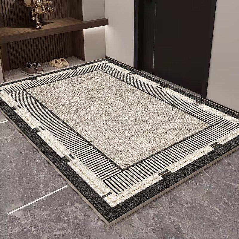 Medieval Style Entry Door Floor Mat, Non-Slip, Advanced Sense, Dirt-Resistant And Easy To Take Care Of, Can Be Cut, Entrance Foot Pad, Door Carpet
