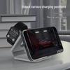15W Magnetic Wireless Charger: Apple Fast Charging for Earphones, Watch, Phone with Folding Stand