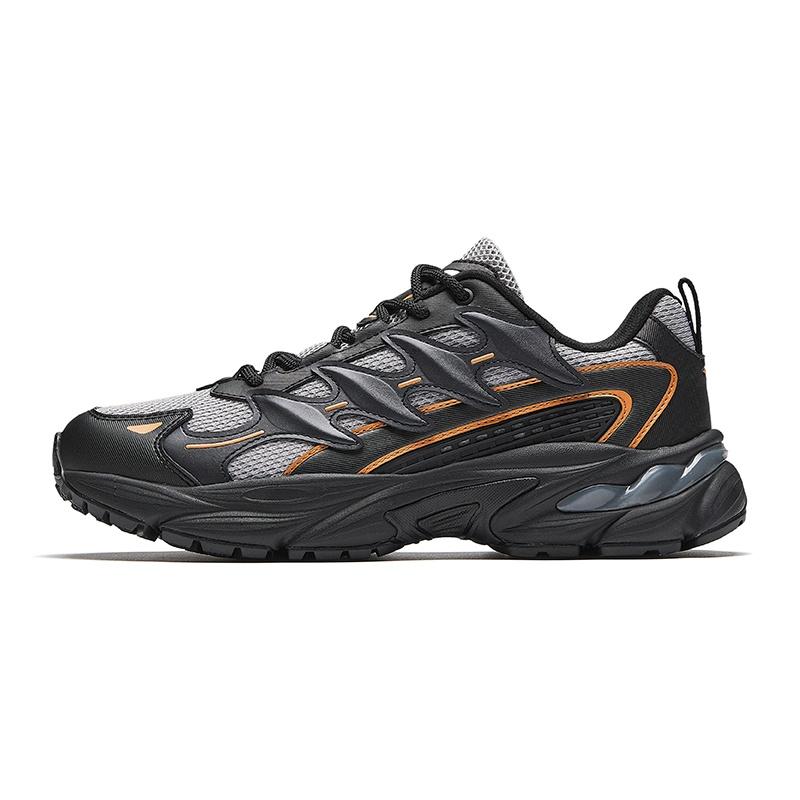 Anta Glacier Retro Chunky Casual Lifestyle Shoes Men Black Gray Gold 112618890-1 40