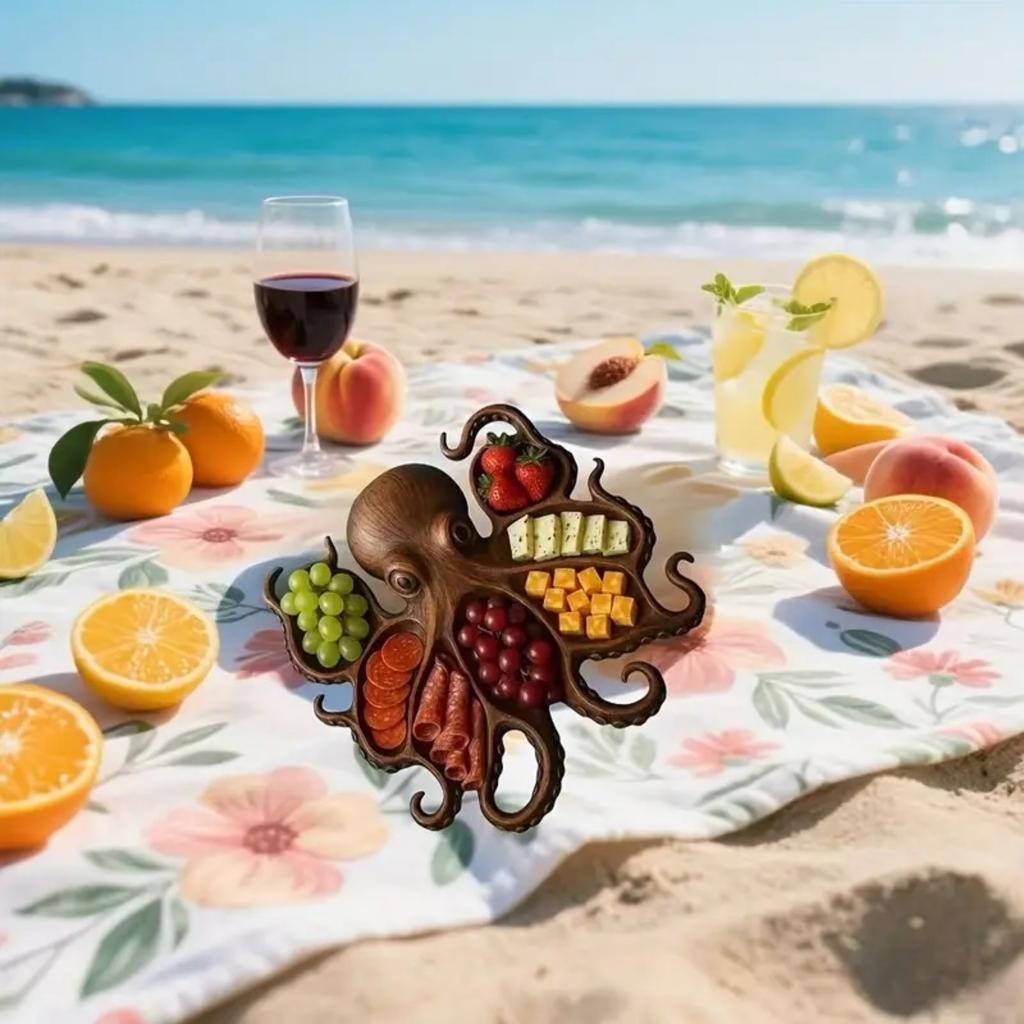 New Octopus Charcuterie Platter - Kitchen Party Fruit Plate