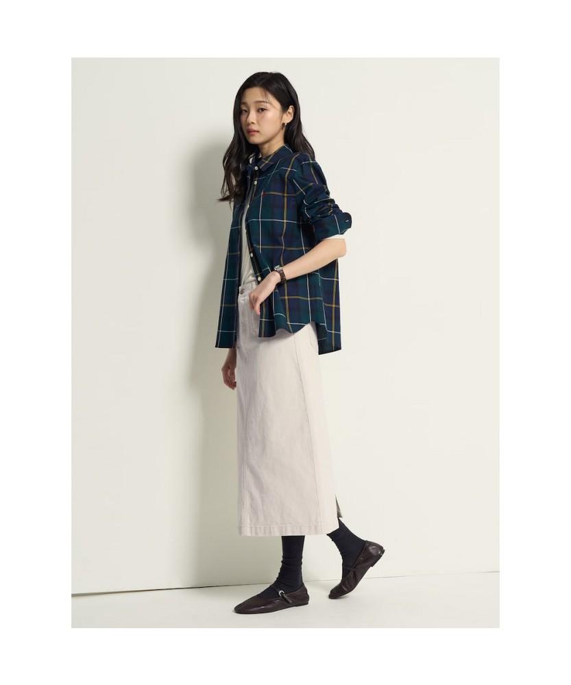 Binpolleidiseu Denim Long Skirt Ivory (Bf6227C710)