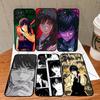 Asa Mitaka Chainsaw Man Anime Manga Phone Case For Iphone 16 15 17 13 14 12 11 Pro Max Plus Black Shell Cover Case