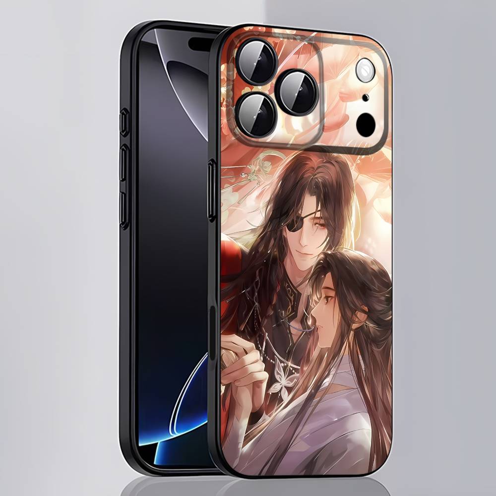 H-Heaven C-Cartoon Officials Blessing For iPhone 17,16,15,14,13,12,11,Pro,Max,Plus,E,SE4,Air,Mini Black Phone Case Cover