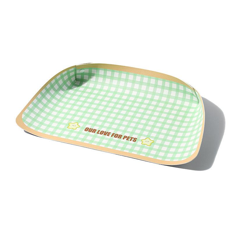 Spillproof Placemats, Pet Cat Bowl MATS, Waterproof and Oil-proof Leather Cat and Dog Bowls, Anti-slip MATS, Large and Small Placemats