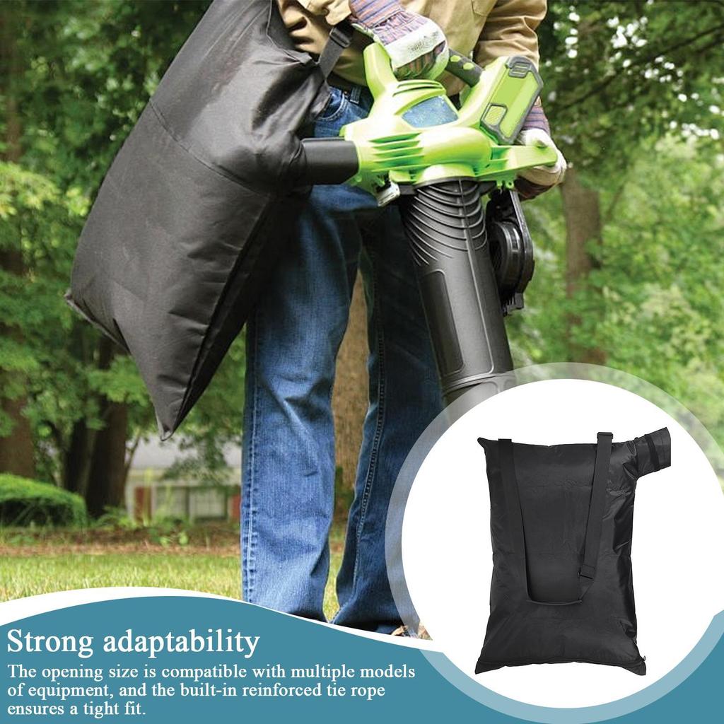 Leaves Vacuum Bag Leaves Collection Bag With Bottom Zipper Debris Dump Organizer For Yard Garden Patio Driveway Pathway Backyard