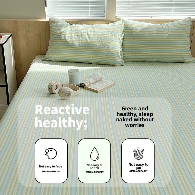 Minimalist Bed Sheet For 1.5m Bed, Single Double Household & Student Dormitory Use