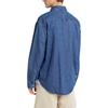 Tommy Hilfiger Casual Loose Letter Print Long Sleeve Shirt Men shirts Denim-Blue DM0DM14107