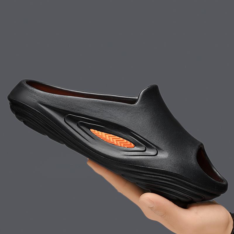 38-45 Herren Groß Mode Weiche Sohle Einzeiler Pantoletten Zuhause Freizeit Hausschuhe Strandsandalen