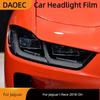 For Jaguar I Pace 2018-On Car Headlight Protective Tint Film Smoke Black Transparent TPU Light Protection Sticker Accessories