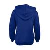 Women Solid Color Loose Long Sleeve Zipper Hooded Knit Jacket