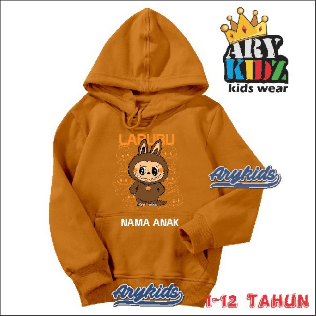 Dziecięca Bluza z Kapturem Nowa Modna Labubu Kids Słodka Kreskówkowa Casualowa Codzienna Bluza 100-160cm Chłopcy Dziewczynki