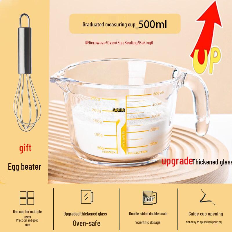 ZISIZ Glass Measuring Cup