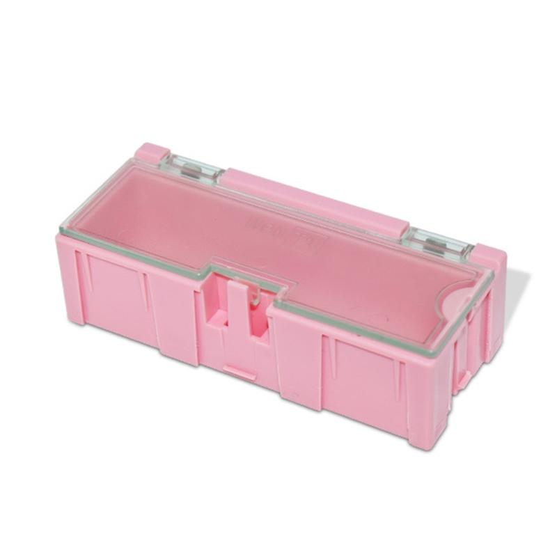 Interchangeable Mini Organizers Box Set Electronic Components Box For Beads Screws Fishing Tackle In Multiple Colors
