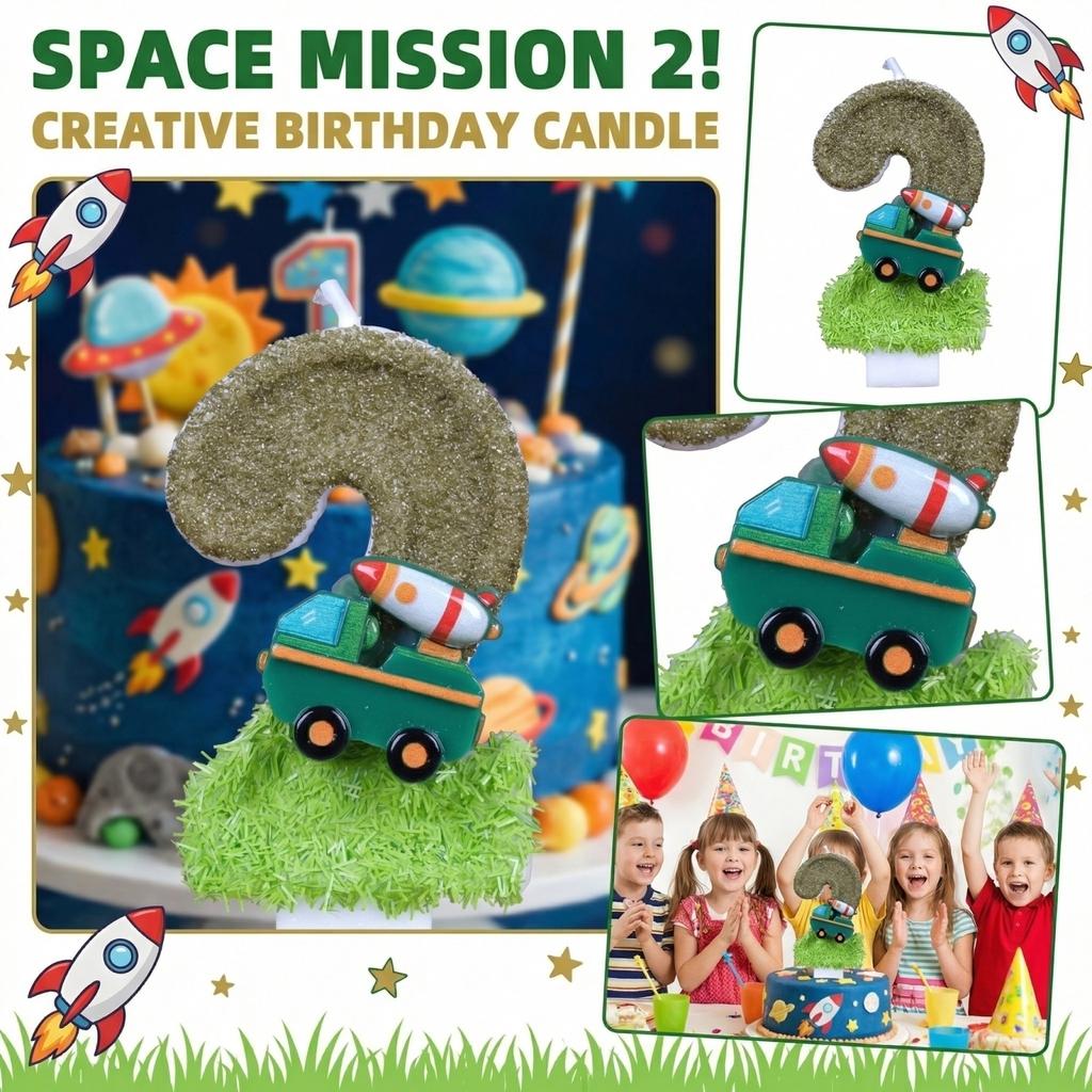 Fashion Cartoon Creative Birthday Candles Party Digital Candles