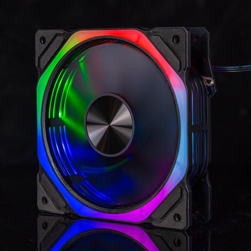 Бесшумный вентилятор для корпуса ПК Lilang 120 мм с рисунком CD