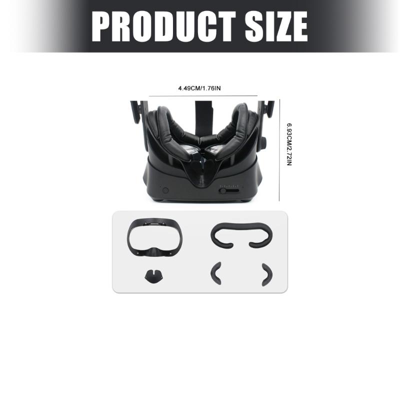 Quick Release VR Face Pad Kit Featuring Breathable PU Cover And Washable Sponge Padding