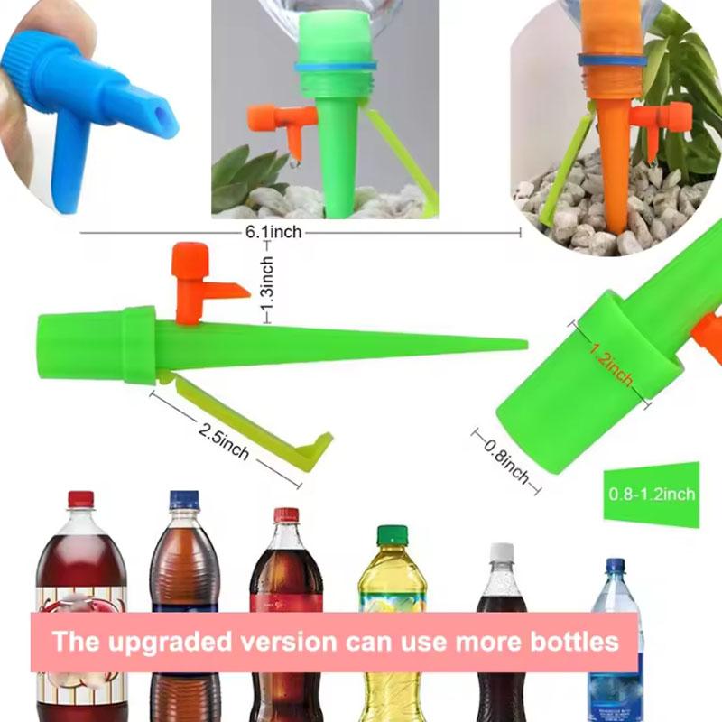 6/15Pcs Garden Automatic Water Bottle Drip Irrigation Device Self Watering Spikes Plant