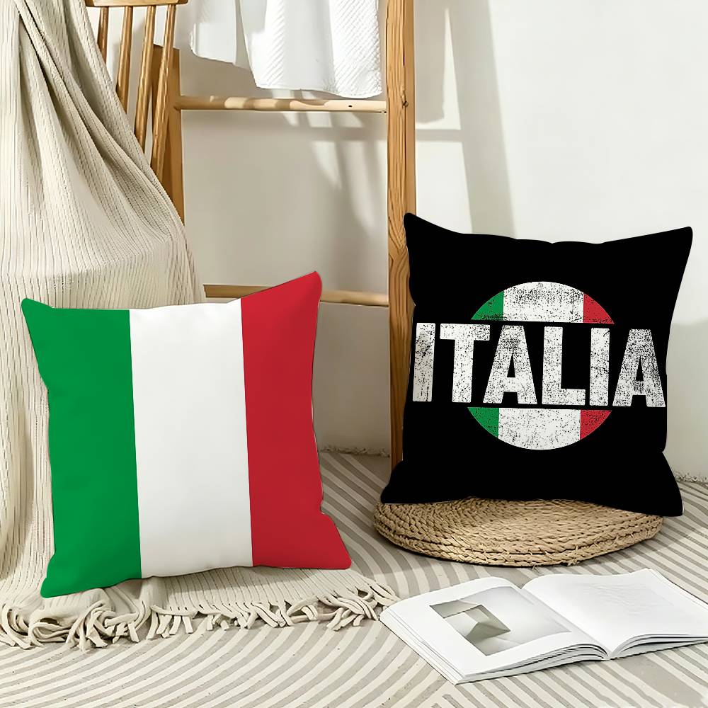 COOL FFlag of Italy Pillow Case Pattern Printed Pillowcase For Living Room Sofa Cushion Cover