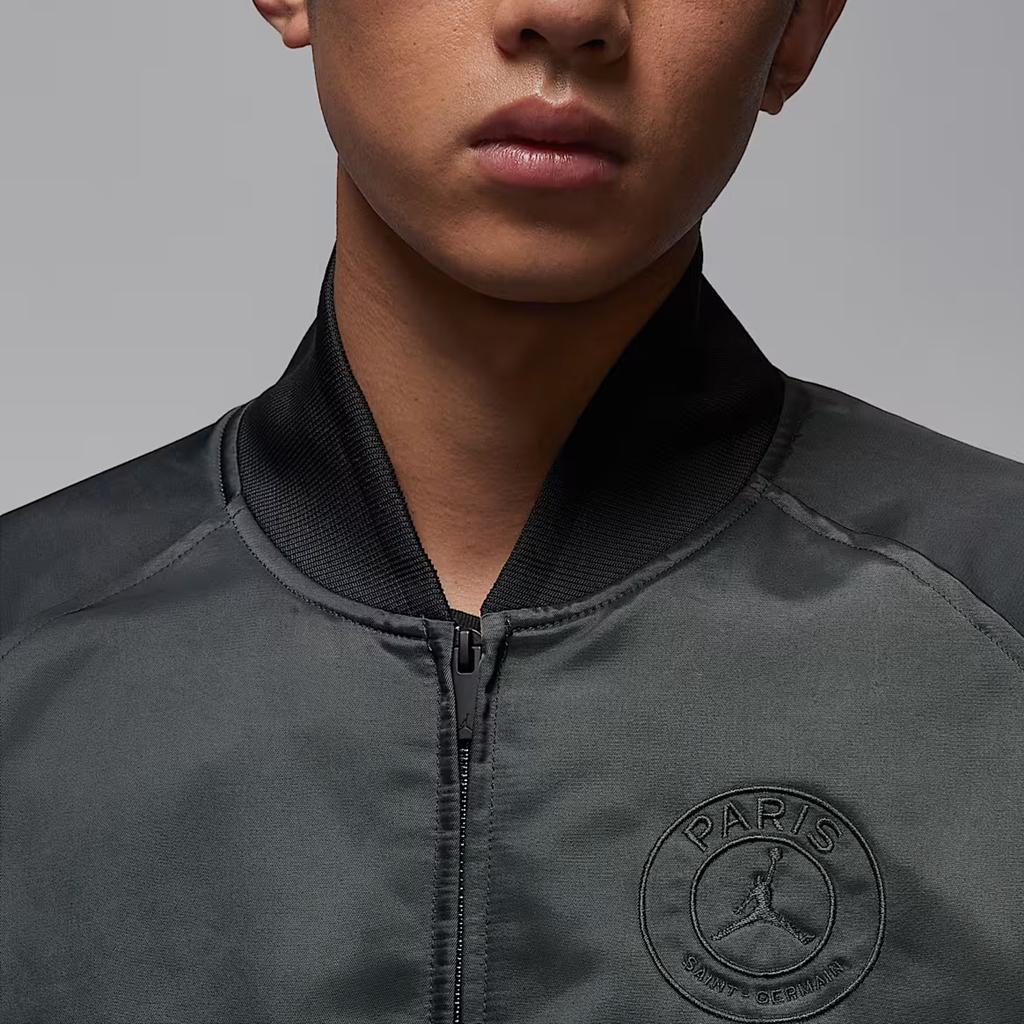 Jordan Inno del Paris Saint Germain Football Club Giacca Comoda Elegante Semplice Monocolore a Maniche Lunghe Giubbotti da Uomo HV3456060