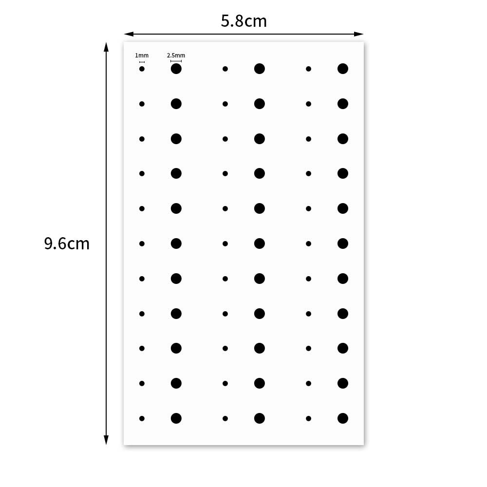 Corner DIY Tattoo Tool Tear Mole Tattoo Stickers Body Art Black Dot Fake Tattoo Temporary Tattoos