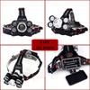 Led Aluminum Alloy Headlamp Fishing Charge Headlamp 5 * T 6 Charge Torch Headhunter Camping Flashlight 18650 Battery