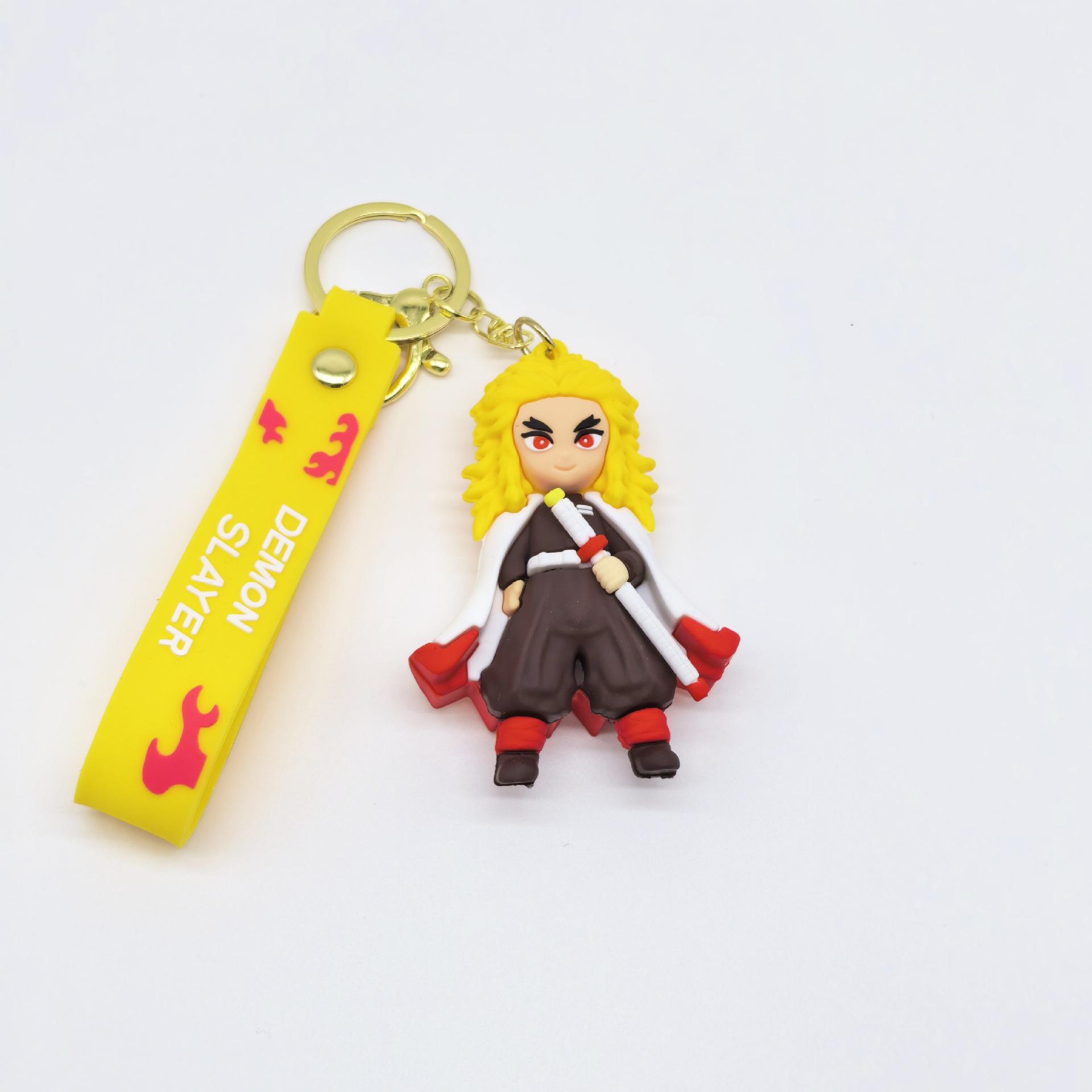

Demon Slayer Keychain Bean Cartoon Key Charcoal Jiro Backpack Doll Small Gift Personalized Gifts Y2k Fashion Toys Anime Cartoon