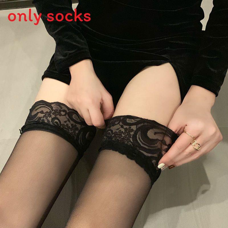 Nylon Fishnet Thigh High Stockings For Women With Lace Bow Design Spring Summer