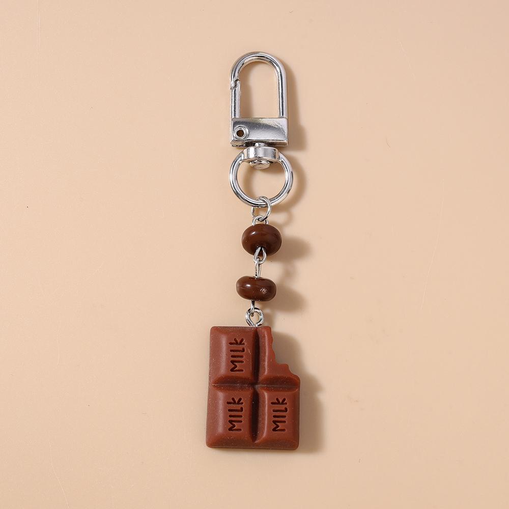 

Fashion Biscuit Cookie Waffle Keychain Simulation Food Key Ring Pendants for Women Girls Handbag Decor DIY Jewelry Gift