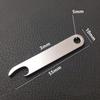 Edc Gear Mini Lightweight Bottle Beer Opener Keyring Pocket Tool Utility Gadget Outdoor Camp Hike Camping Gear Key Chains