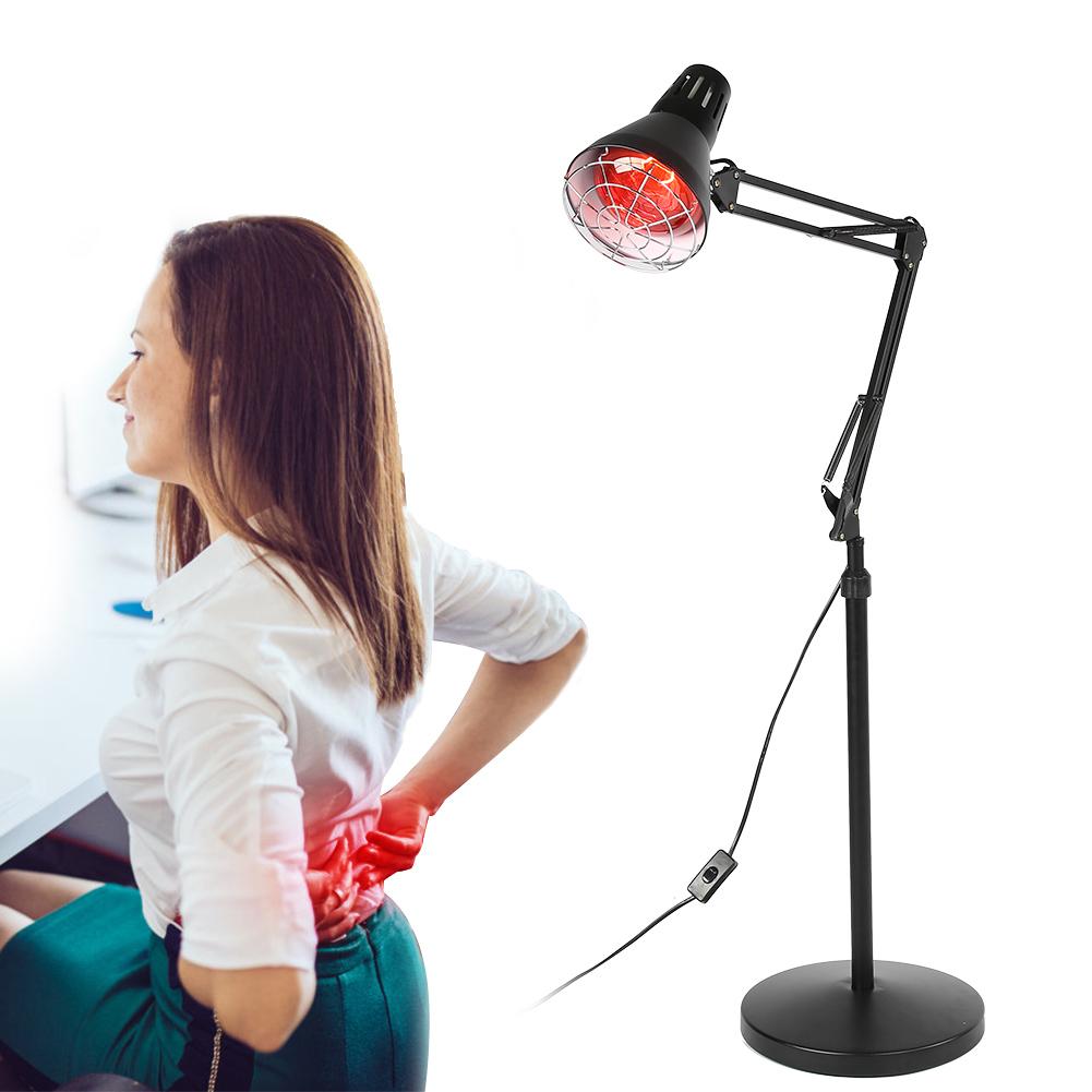 Infrared Light Heating Therapy Floor Stand Lamp Muscle Pain Cold Relief Constant Temperature