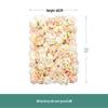 Qixi Festival Rose Flower Wall: Simulated Floral Background for Photography, Indoor Decor, and Wedding Celebrations
