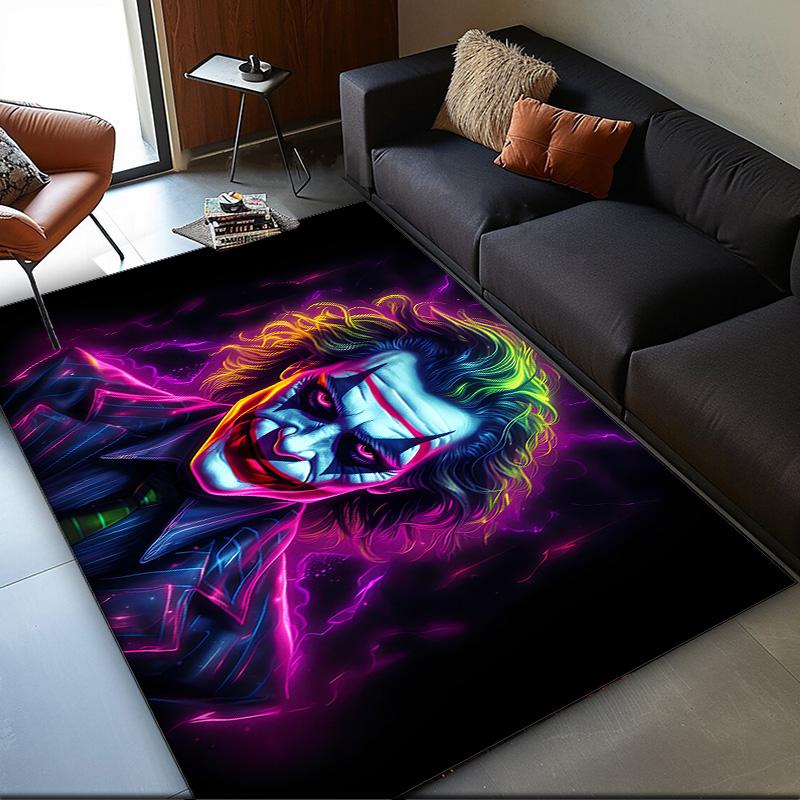 Clown Area Rug Suitable for Indoor And Outdoor,Carpets for Playroom, Homes, Offices, Living Rooms,Home Decor,Christmas Fan Gift
