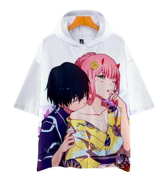 DARLING in the FRANXX Косплей Аниме Манга Футболка с капюшоном Толстовка Костюмы S