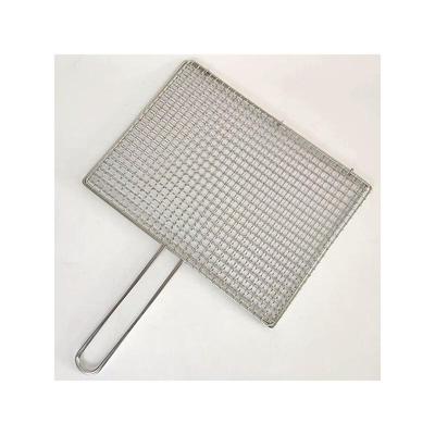 Folding BBQ Grill Net with Clip