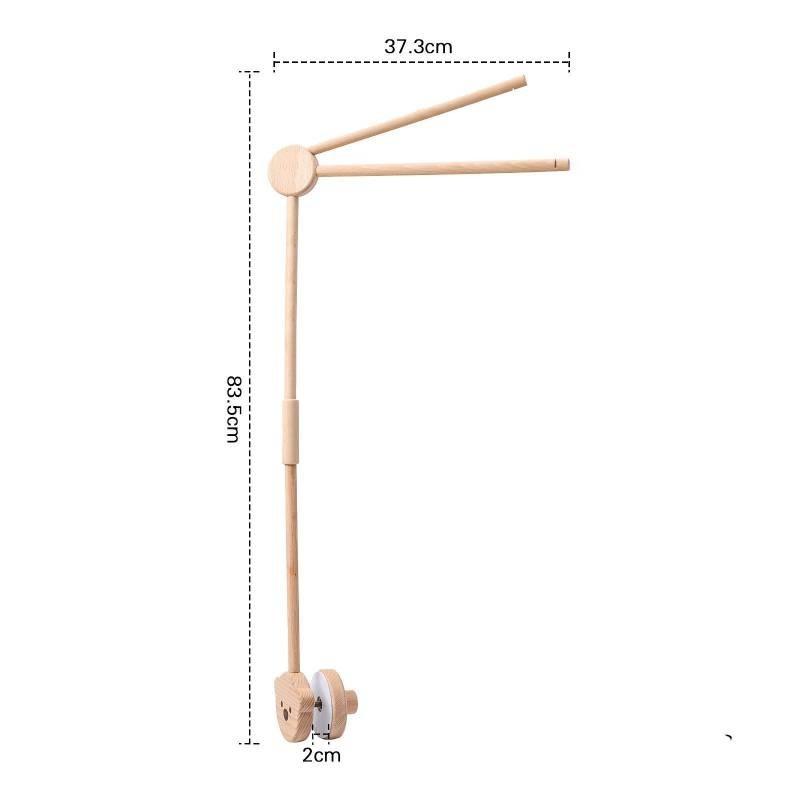 Wooden Baby Mobile Crib Holder Sturdy And Versatile Design**