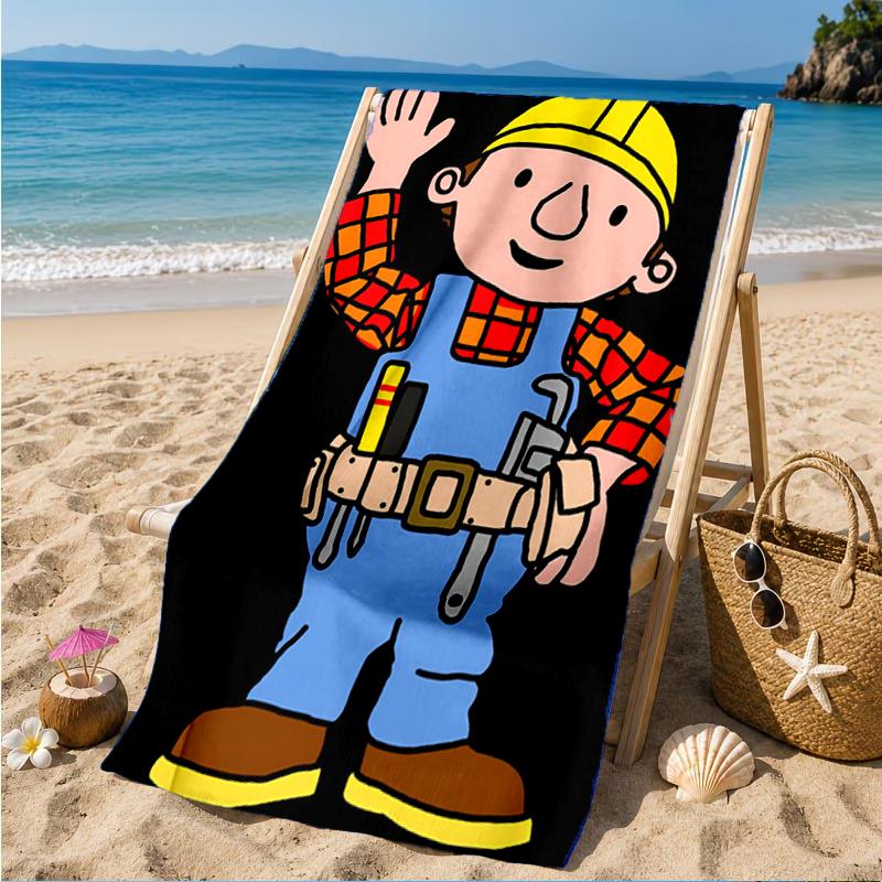 Das Abenteuer-Strandtuch des Bauherrn, Superweiche Mikrofaser, Perfektes Geschenk für Sie/Ihn, Geburtstag, für Pool, Strand, Reisen, Dekoration Strandparty