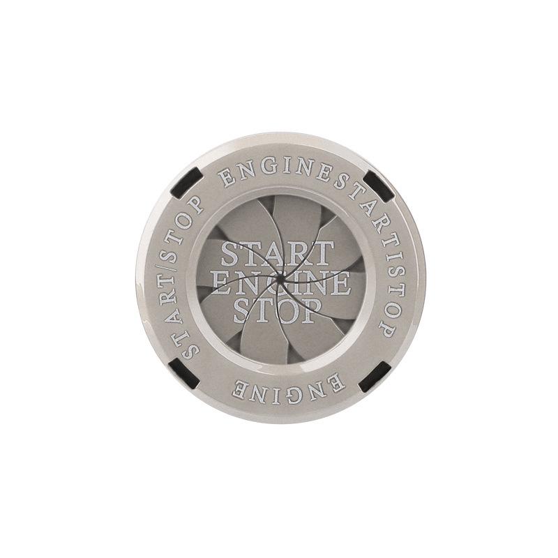 

Захисна металева наклейка-кришка на кнопку запалювання автомобіля